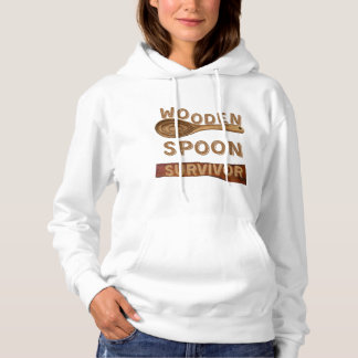 Pull À Capuche T-Shirt, survivant à la cuillère en bois
