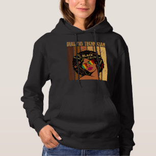 Pull À Capuche Technicien en dialyse Afro Africain-Américain Noir