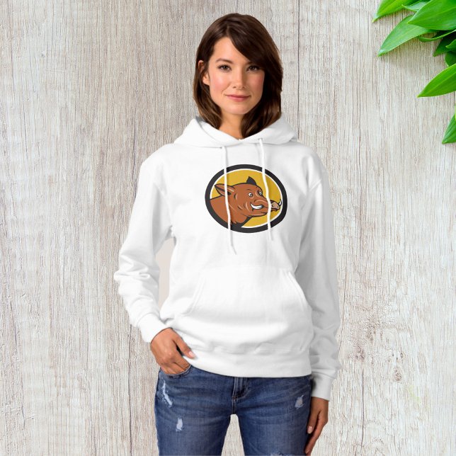 Pull À Capuche Tête de sanglier (Créateur téléchargé)