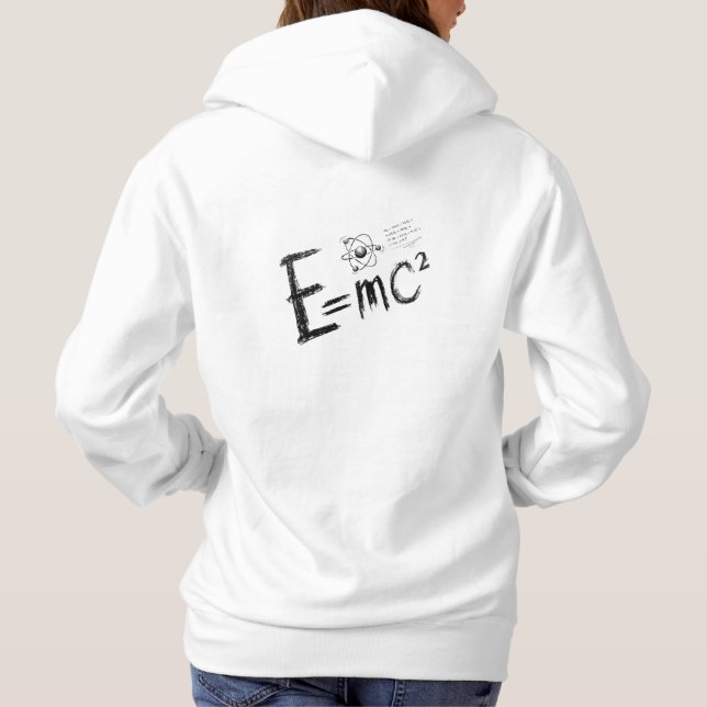 Pull À Capuche Théorie de la relativité d'Einstein. Formule (Dos)