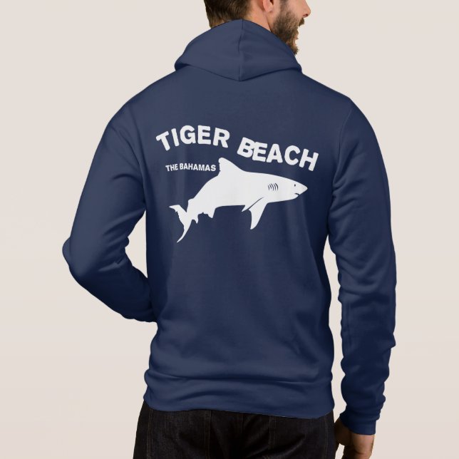 Pull À Capuche Tiger Beach - Les Bahamas | Plongée avec des requi (Dos)