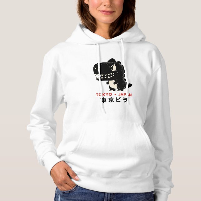 Pull À Capuche TOKYO JAPON GODZILLA Sweats à capuche (Devant)