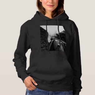 Pull À Capuche Tombé entre obscurité et lumière