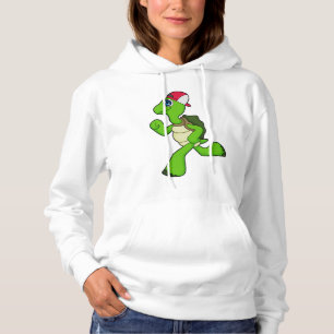 Pull À Capuche Tortue comme coureur avec Casquette
