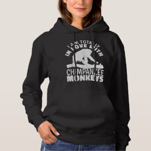 Pull À Capuche totalement amoureux du chimpanzé singes pygmy chim