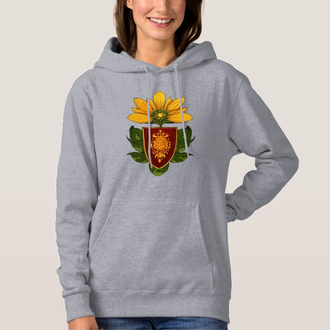 Pull À Capuche Tournesol & Soleil - Symbole de l'optimisme et de  (Devant)
