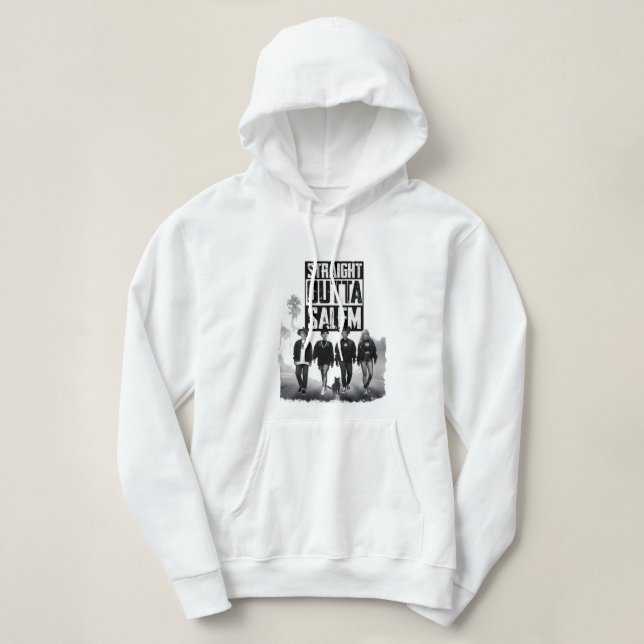 Pull À Capuche tout droit de salem (Design devant)