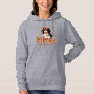 Pull À Capuche Tri personnalisé couleur Cavalier Spaniel