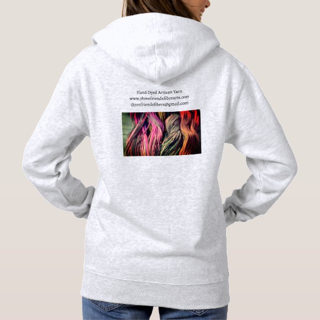 Pull À Capuche Trois amis Sweatshirt Fiber Arts (Dos)