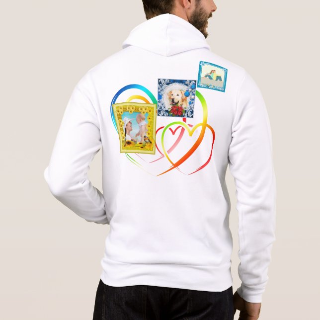 Pull À Capuche Trois photos (Dos)
