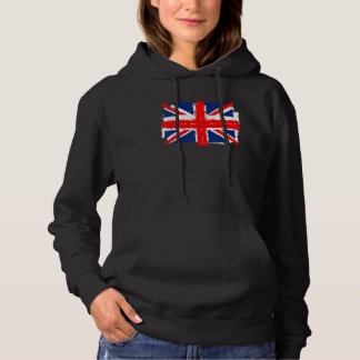 Pull À Capuche Union Jack Drapeau Royaume-Uni Grande-Bretagne B