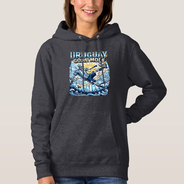 Pull À Capuche Uruguay Mode Goal Skeleton Striker Nations Dynamiq (Devant)