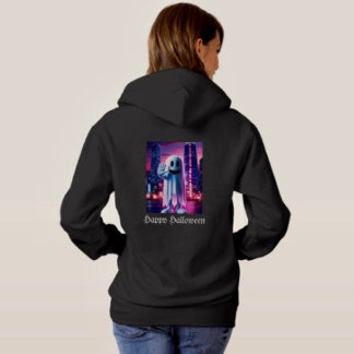 Pull À Capuche Vague lumineux et lumières urbaines 