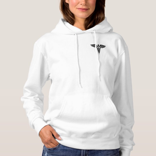 Pull À Capuche Veste Caduceus Médicale (Devant)