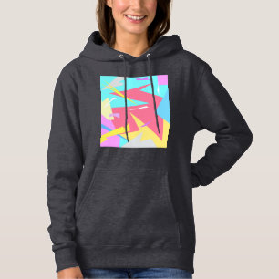 Pull À Capuche Vibes positives couleurs pastel Abstrait