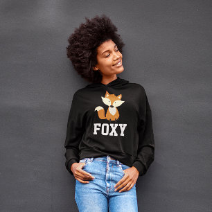 Pull À Capuche VINTAGE FAMILLE DE FOXY DAMES D'ANNIVERSAIRE T-Shi