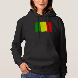 Pull À Capuche Vintage Mali Flag Malian Independence Day