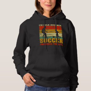 Pull À Capuche Vintage Père Et Fils Soccer Partenaires Pour La Vi