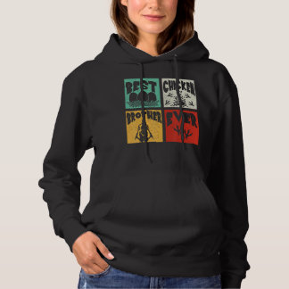 Pull À Capuche Vintage Retro Meilleur Frère de Poulet Jamais Farm