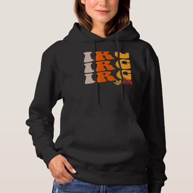 Pull À Capuche Virgo Girl Zodiac Sign Astrology Fall Vibes Autumn (Devant)