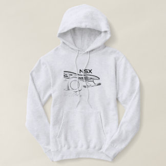 Pull À Capuche Voiture NSX blanche