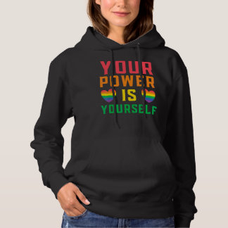 Pull À Capuche Votre Pouvoir Est Vous-Même Droits Lgbtq Rainbow P