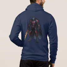 Werewolf Warrior Hoodie – Hyper Realistic Art
