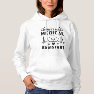 Pull À Capuche Worlds Meilleur Assistant Médicale Docteur Infirmi