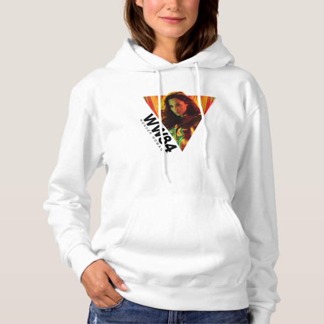 Pull À Capuche WW84 | Rouge-Orange Wonder Woman Kaleidoscope (Devant)
