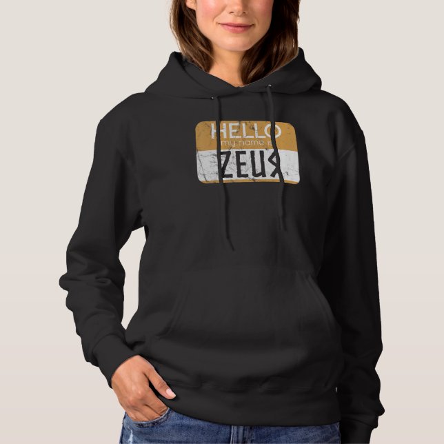 Pull À Capuche Zeus Greek Mythology Ancient Greek God Greek Mytho (Devant)