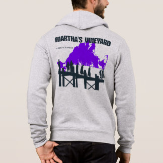 Pull À Capuche Zipper, Jetée VINÉYARD DE MARTHA