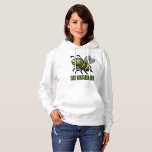 Pull À Capuche Zoombee - Drôle Zombie Bee conception de dessin