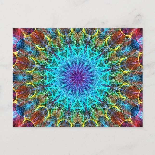 Pulling im Kaleidoskop Postkarte (Vorderseite)