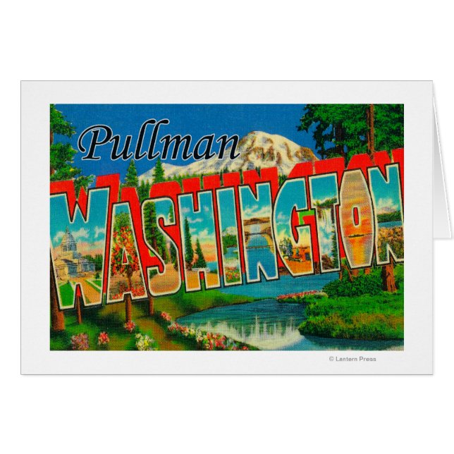 Pullman, Washington - Große Briefszenen (Vorderseite (Horizontal))