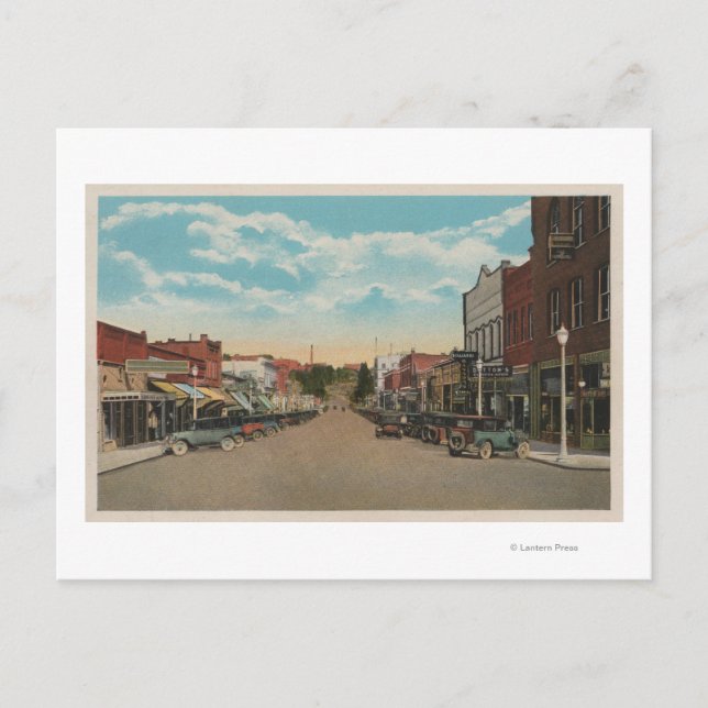 Pullman, WAView of Main Street, Pullman, WA Postkarte (Vorderseite)