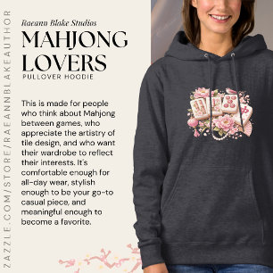 Pullover à capuche pour amateurs de Mahjong