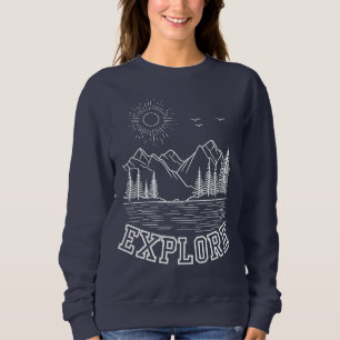 Pullover col rond Cozy Outdoor Adventure