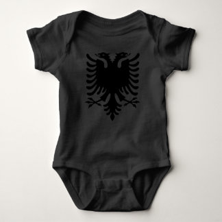 Pullover de bébé gris de l'Albanie Eagle
