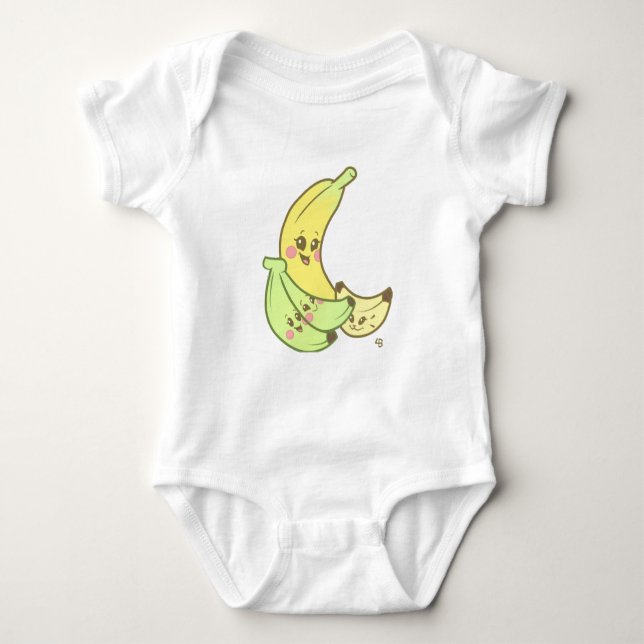 Pullover de famille de banane de bébé (Devant)