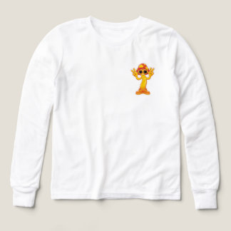 Pullover de style poche avec graphique amusant