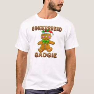 Pullover de T-shirt de bonhomme en pain d'épice d