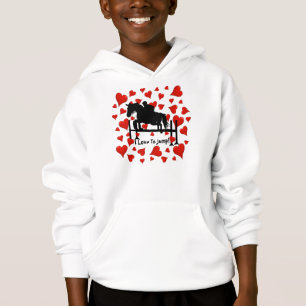 Pullover et coeurs mignons de cheval