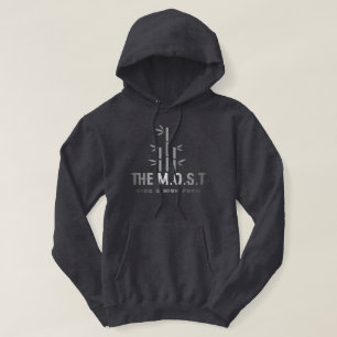 Pullover Hoodie für Erwachsene (Dunkelgrau)