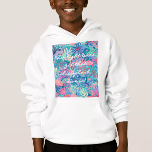 Pullover Hoodie für Kinder in stylischer Grafik-Au
