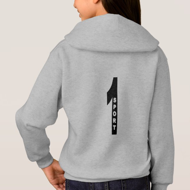 Pullover mit Stahlkappen-Mädchen DESIGN FIRST SPOR (Rückseite)