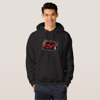 Pullover noir à capuche pour amateur de Funny Car