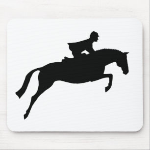 Pullover-PferdeSilhouette Mousepad