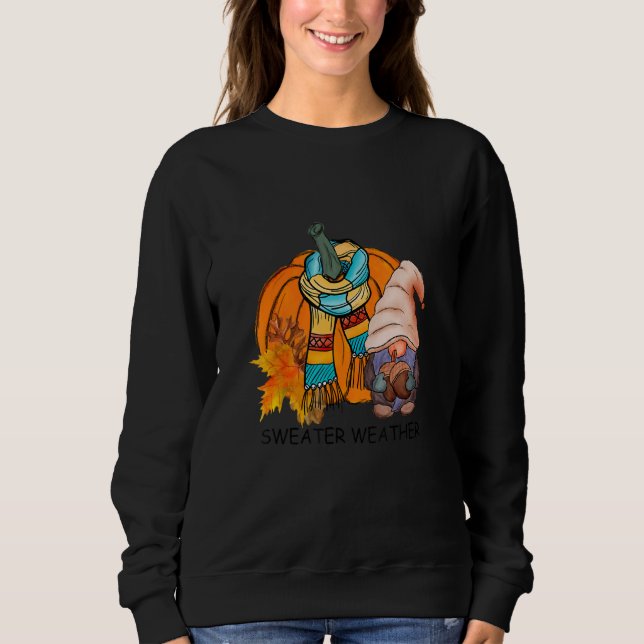 Pullover-Wetter-Grafik Geschenk Sweatshirt (Vorderseite)