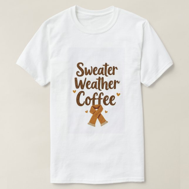 Pullover Wetter Kaffee  (Design vorne)