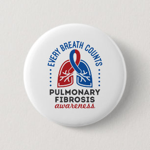 Pulmonale Fibrose Bewusstsein jeder Atemzug zählt Button